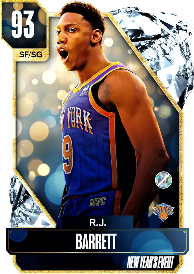 (DIAMOND) R.J. Barrett (93 OVR)