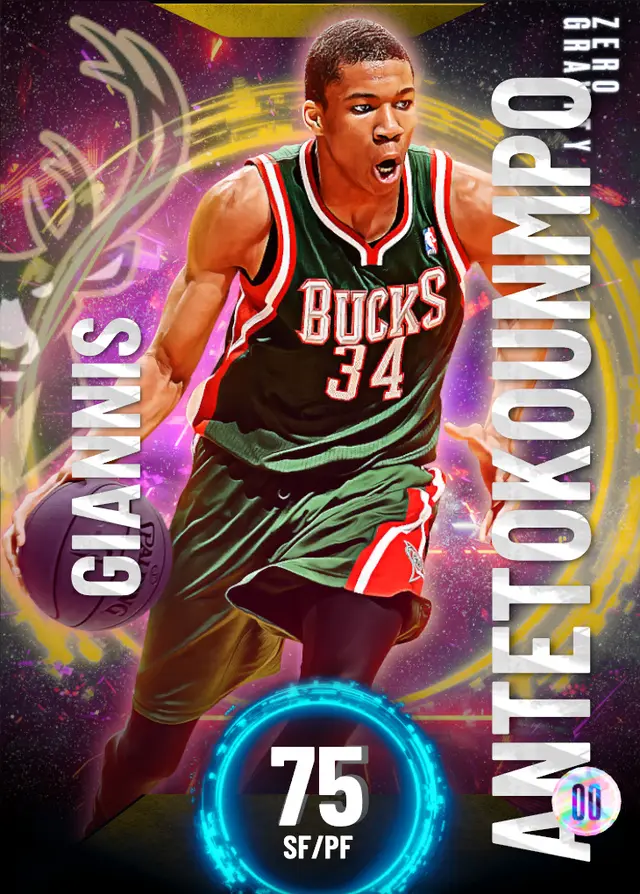 (GOLD) Giannis Antetokounmpo (75 OVR)