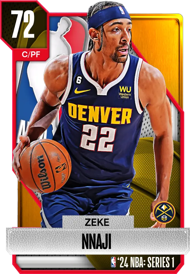 (GOLD) Zeke Nnaji (72 OVR)