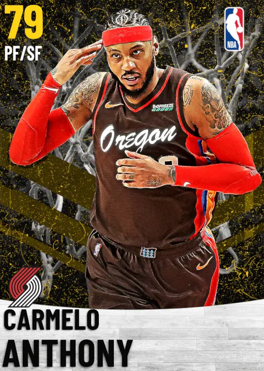 (GOLD) Carmelo Anthony (79 OVR)