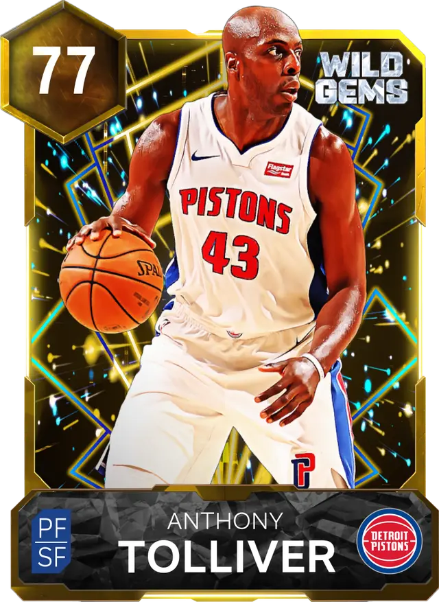 77 Anthony Tolliver | Gold Wild Gems