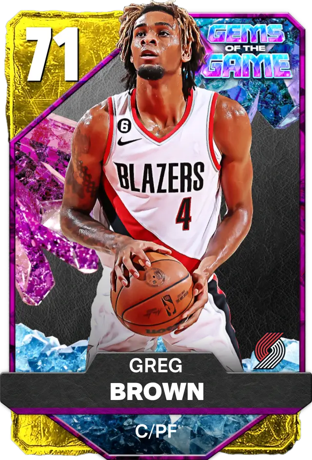 (GOLD) Greg Brown (71 OVR)