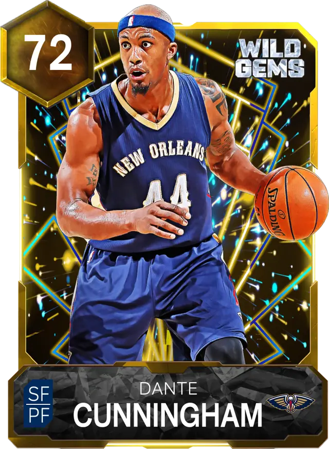 72 Dante Cunningham | Gold Wild Gems