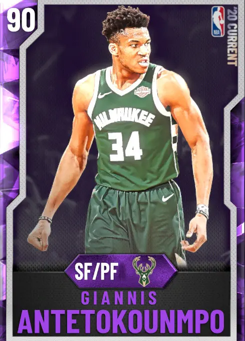 (AMETHYST) Giannis Antetokounmpo (90 OVR)