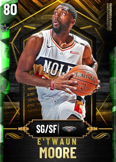 (EMERALD) E'Twaun Moore (80 OVR)