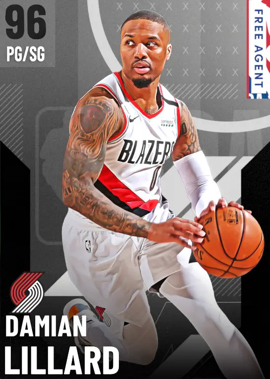 (FREEAGENT) Damian Lillard (96 OVR)