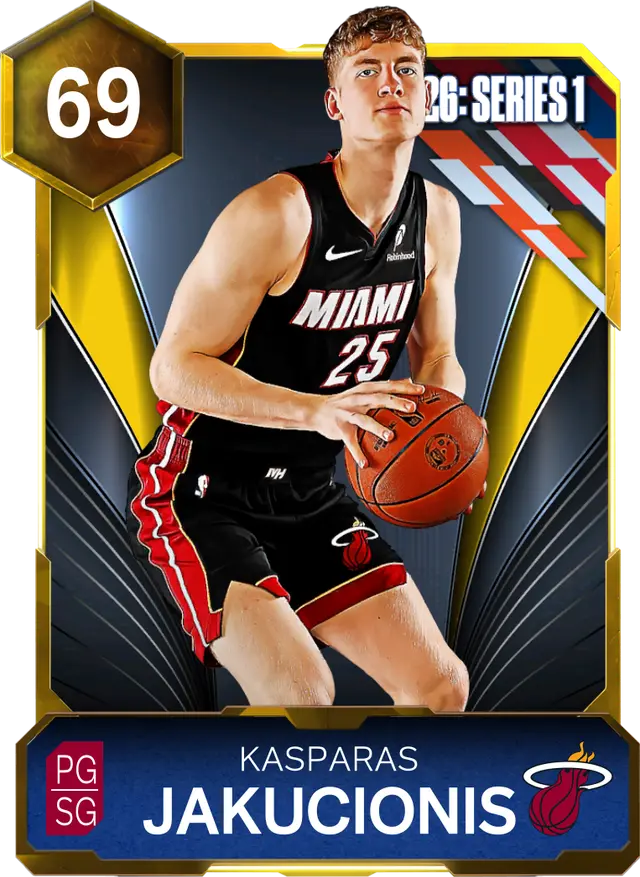 (GOLD) Kasparas Jakucionis (69 OVR)