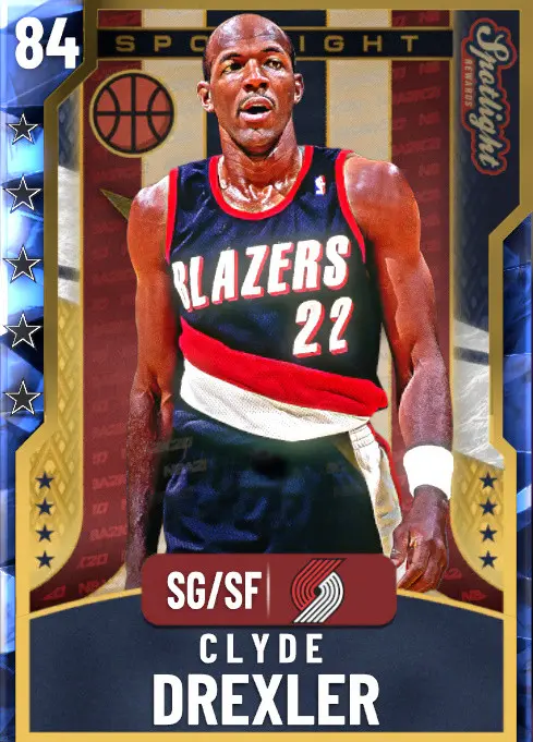 (SAPPHIRE) Clyde Drexler (84 OVR)