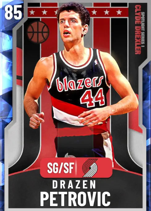 (SAPPHIRE) Drazen Petrovic (85 OVR)