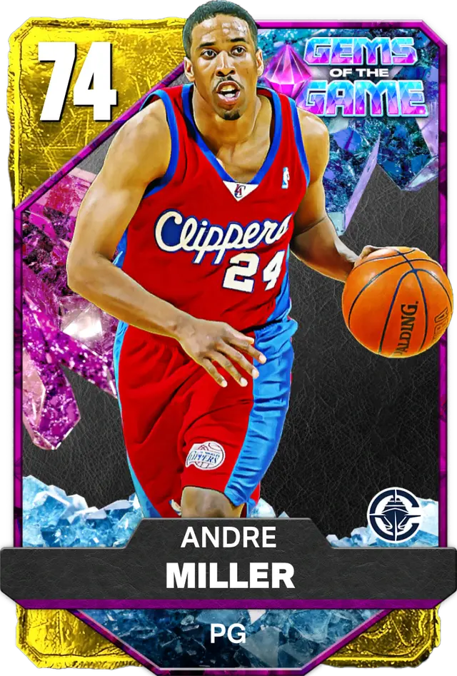 74 Andre Miller | Gold Gems of the Game