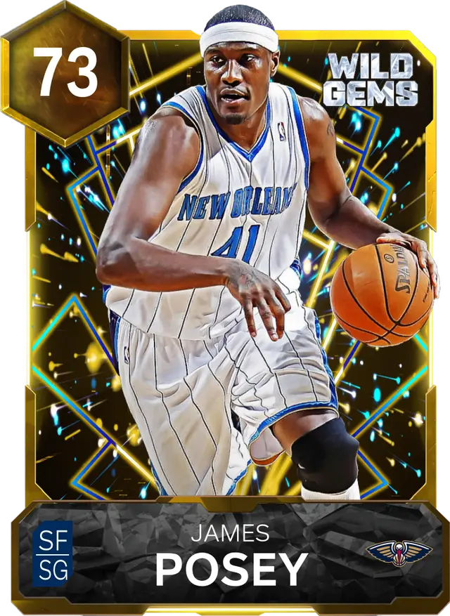 73 James Posey | Gold Wild Gems