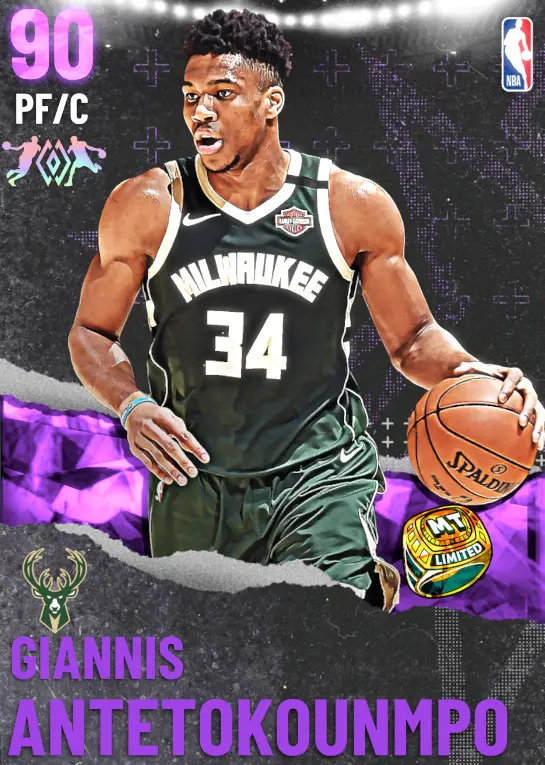 (AMETHYST) Giannis Antetokounmpo (90 OVR)