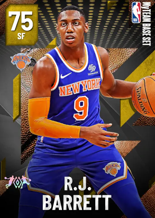 (GOLD) R.J. Barrett (75 OVR)