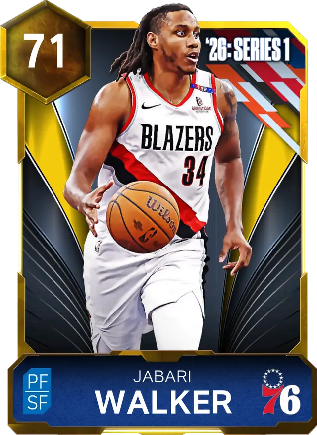 (GOLD) Jabari Walker (71 OVR)