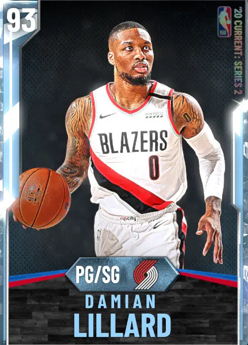 (DIAMOND) Damian Lillard (93 OVR)