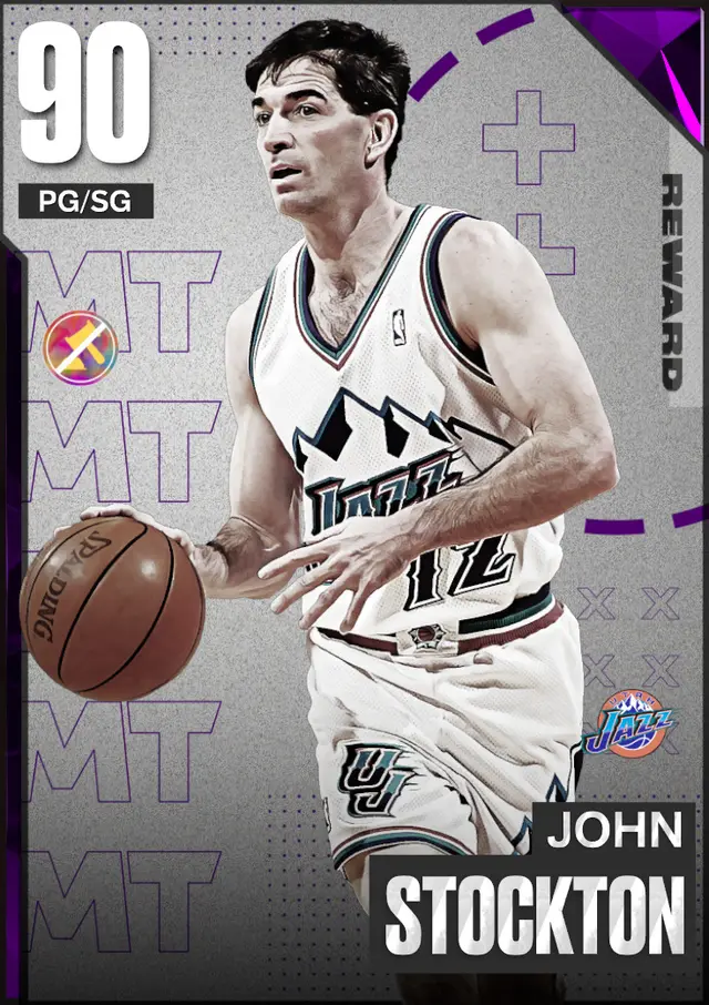 (AMETHYST) John Stockton (90 OVR)