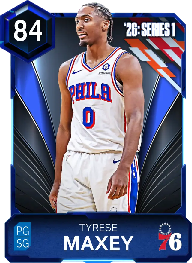 (SAPPHIRE) Tyrese Maxey (84 OVR)