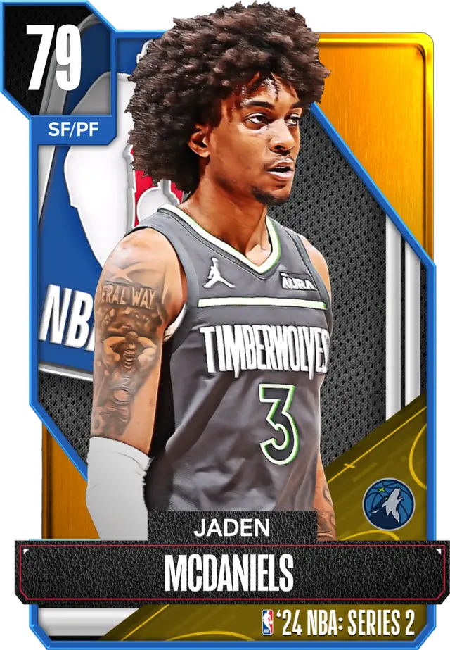 (GOLD) Jaden McDaniels (79 OVR)