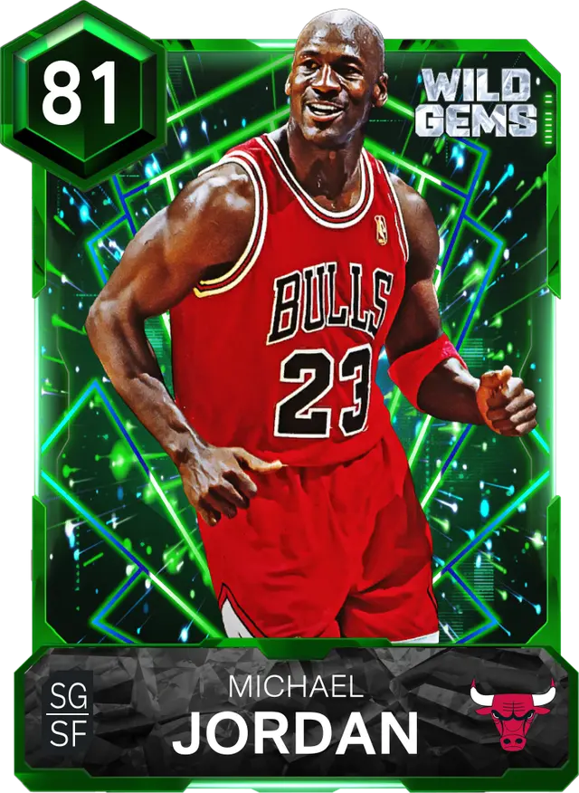 (EMERALD) Michael Jordan (81 OVR)