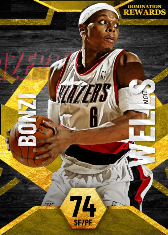 (GOLD) Bonzi Wells (74 OVR)
