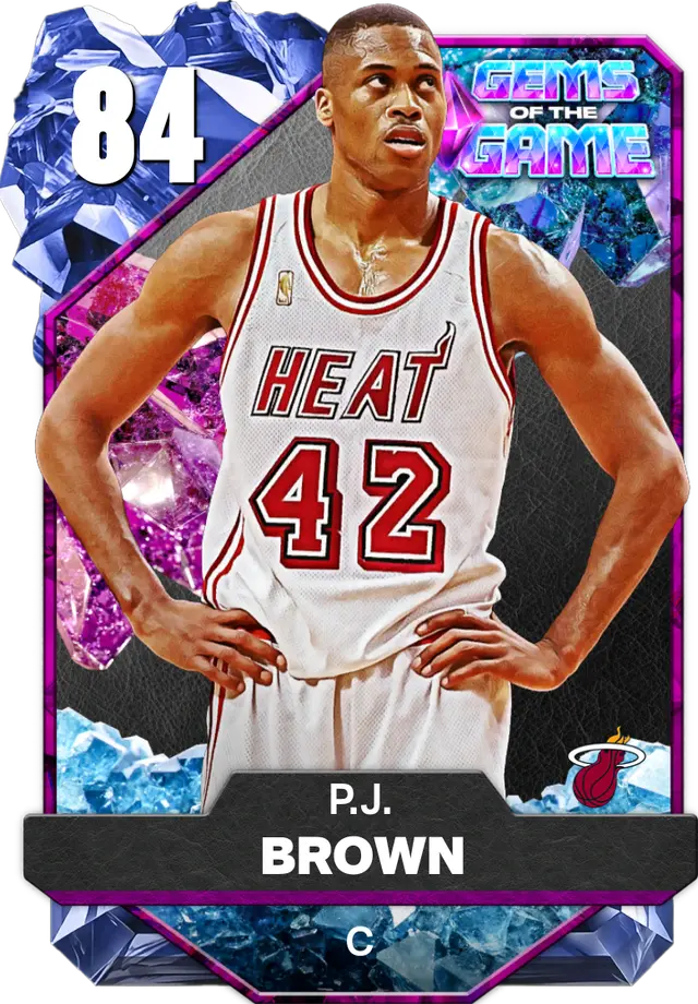 (SAPPHIRE) P.J. Brown (84 OVR)