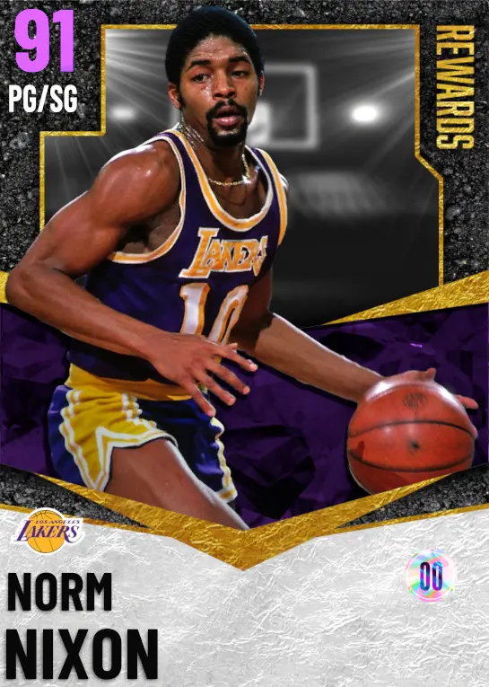(AMETHYST) Norm Nixon (91 OVR)