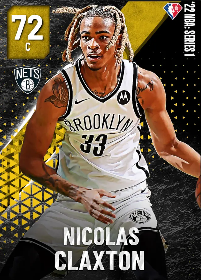 (GOLD) Nicolas Claxton (72 OVR)