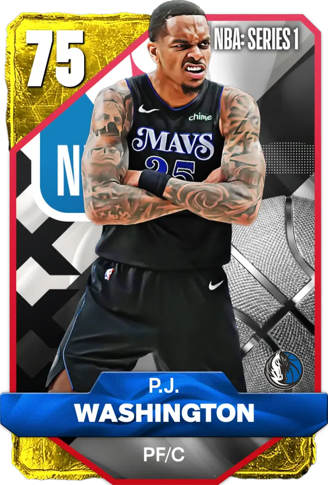 (GOLD) P.J. Washington (75 OVR)