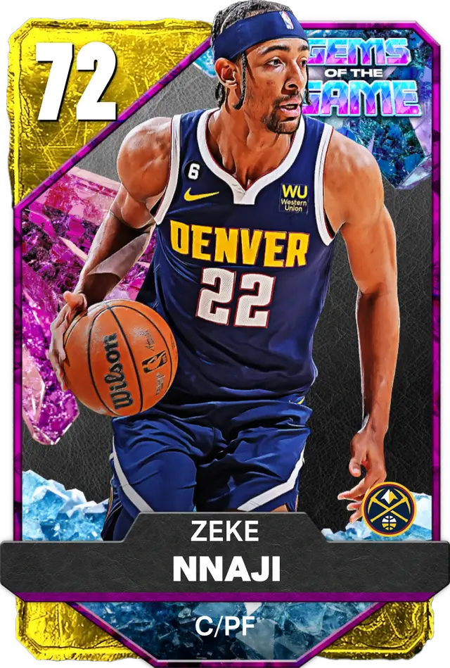 (GOLD) Zeke Nnaji (72 OVR)