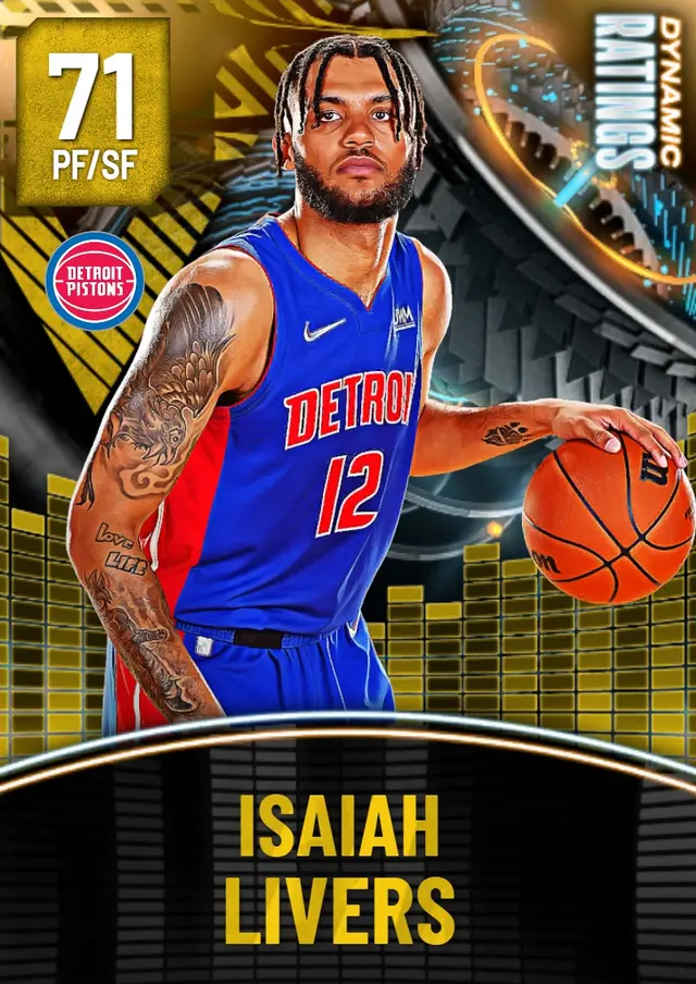 (GOLD) Isaiah Livers (71 OVR)