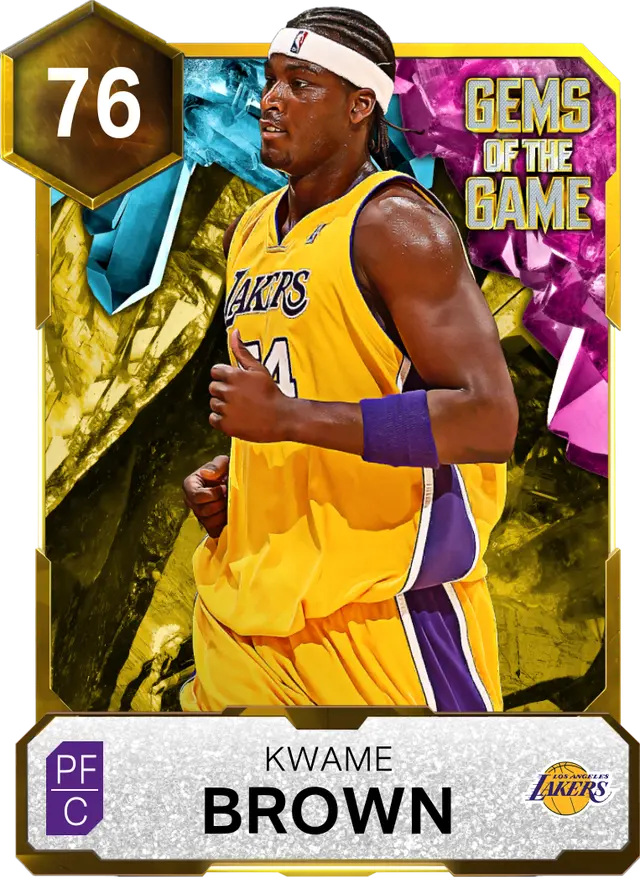 (GOLD) Kwame Brown (76 OVR)