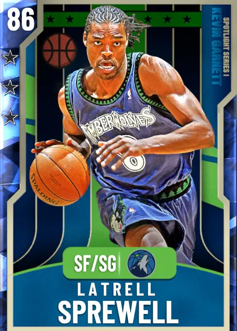 (SAPPHIRE) Latrell Sprewell (86 OVR)