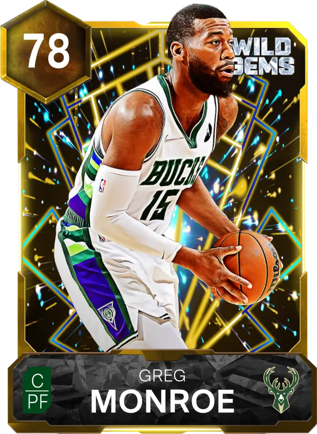 78 Greg Monroe | Gold Wild Gems