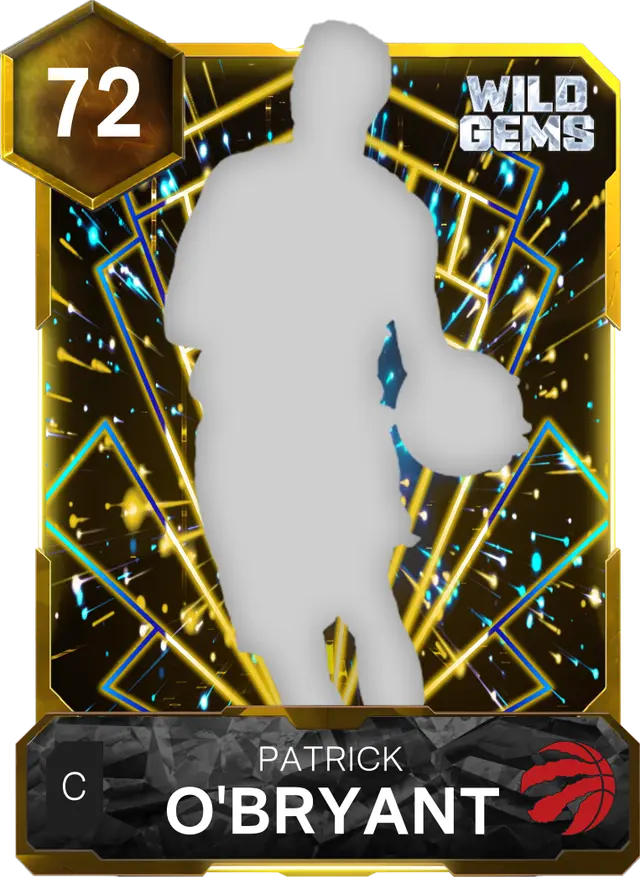 72 Patrick O'Bryant | Gold Wild Gems