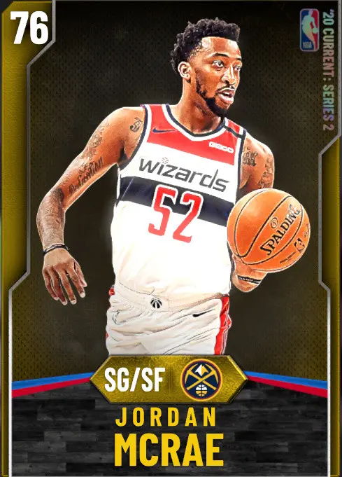 (GOLD) Jordan McRae (76 OVR)