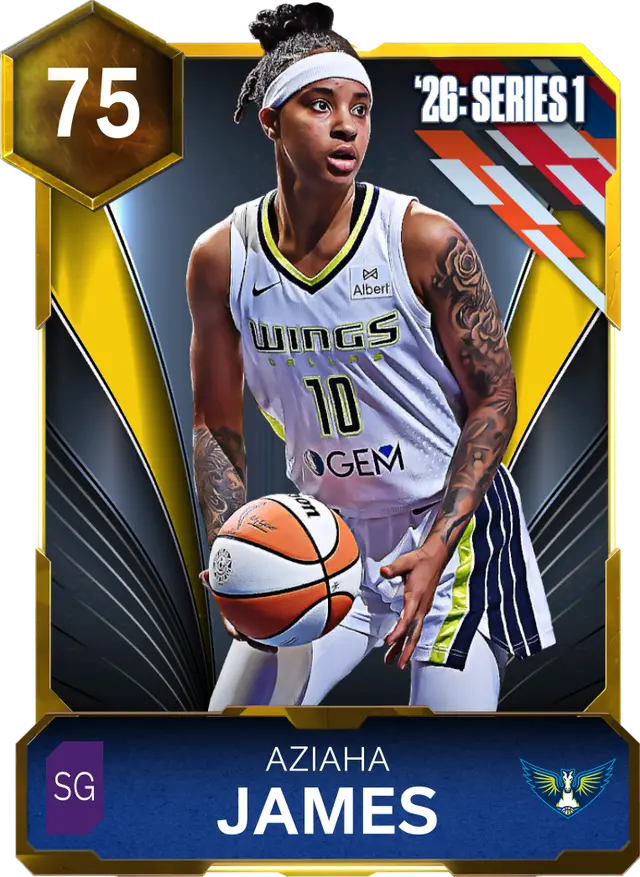 (GOLD) Aziaha James (75 OVR)