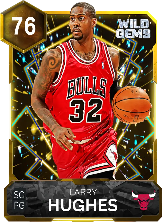 76 Larry Hughes | Gold Wild Gems