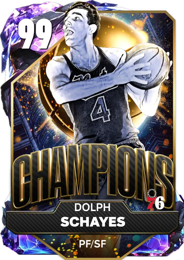 (DM) Dolph Schayes (99 OVR)
