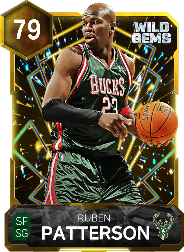 79 Ruben Patterson | Gold Wild Gems
