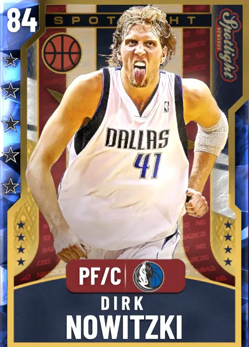 (SAPPHIRE) Dirk Nowitzki (84 OVR)