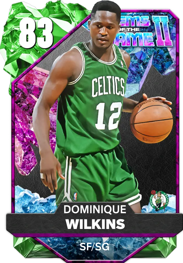 (EMERALD) Dominique Wilkins (83 OVR)
