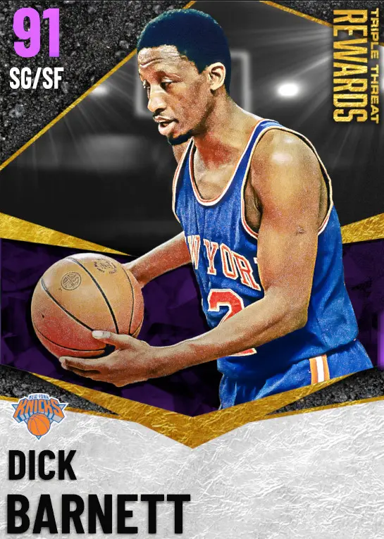 (AMETHYST) Dick Barnett (91 OVR)