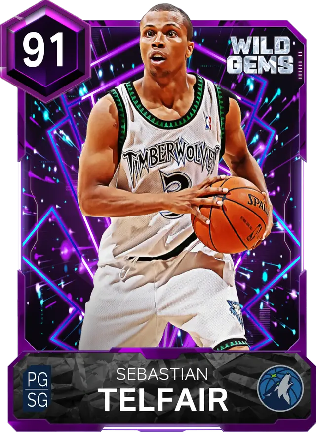 (AMETHYST) Sebastian Telfair (91 OVR)