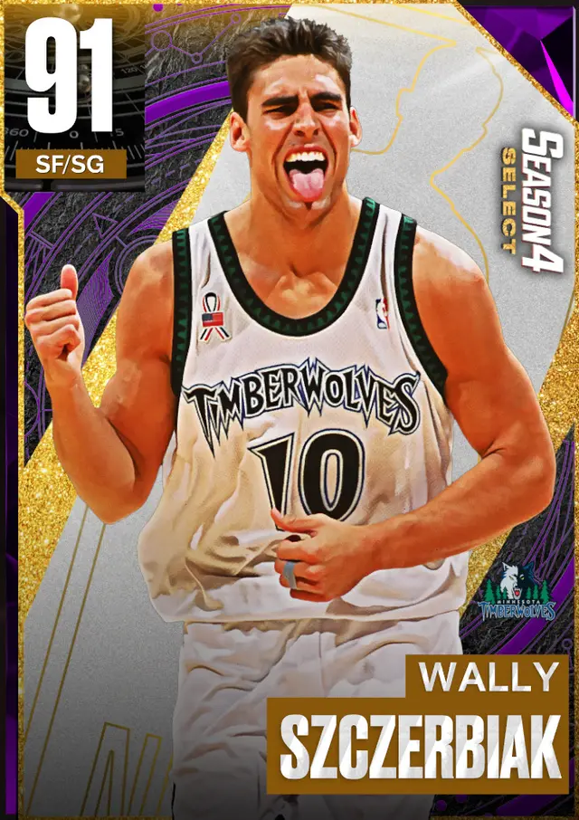 (AMETHYST) Wally Szczerbiak (91 OVR)