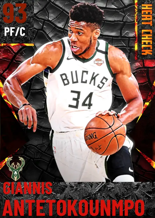 (HEATCHECK) Giannis Antetokounmpo (93 OVR)