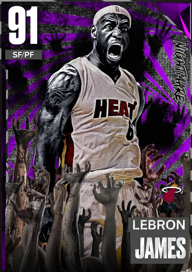 (AMETHYST) LeBron James (91 OVR)