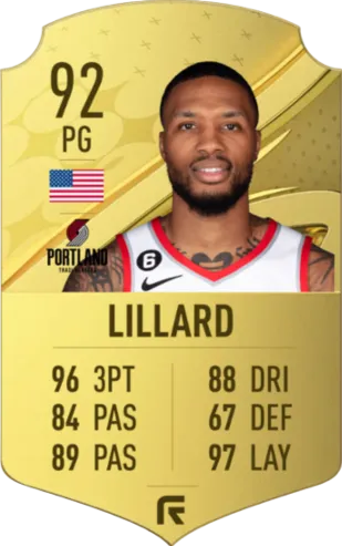 Lillard Fifa Card