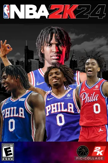 Tyrese Maxey 2k24 cover 2