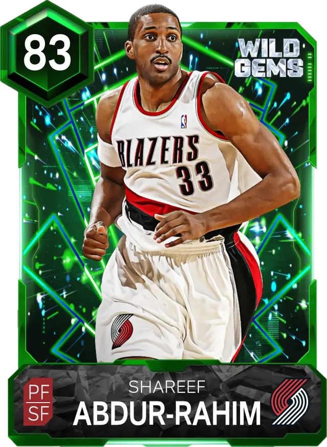 (EMERALD) Shareef Abdur-Rahim (83 OVR)