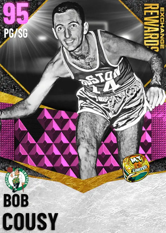 (PD) Bob Cousy (95 OVR)